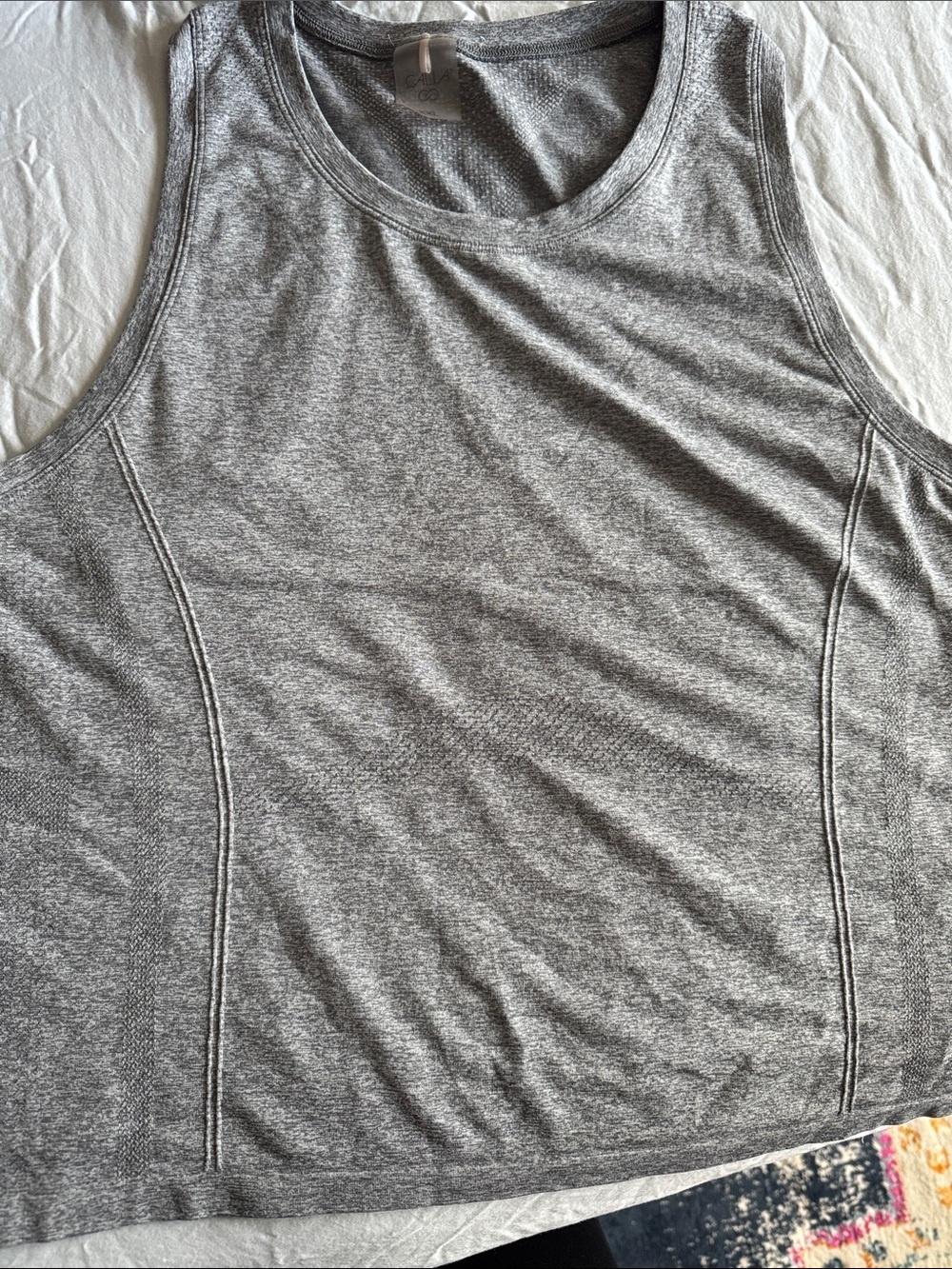 CALIA by Carrie Underwood Gray Athletic Tank Top